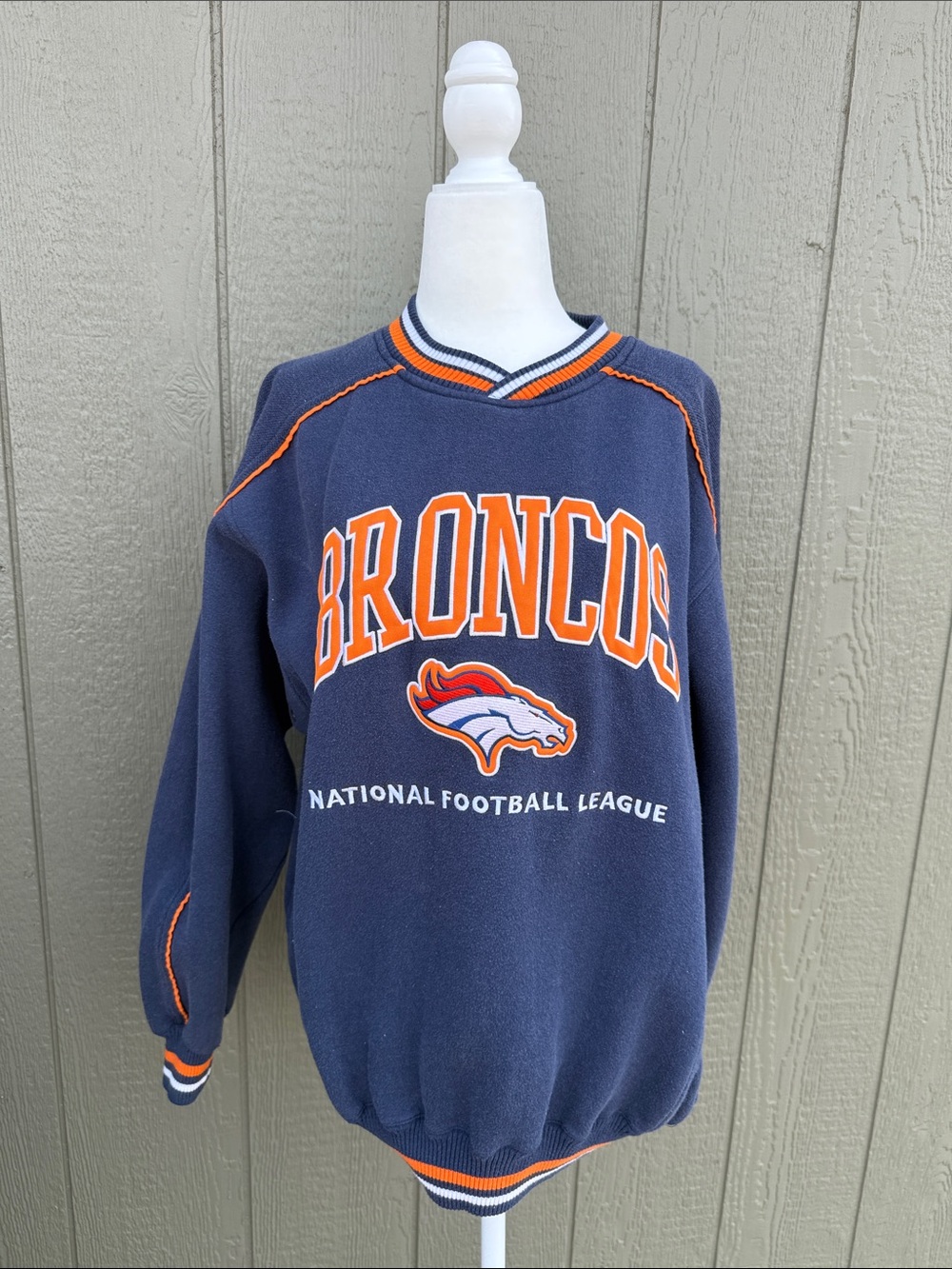 Navy Crewneck Sweater - NFL Team Pullover